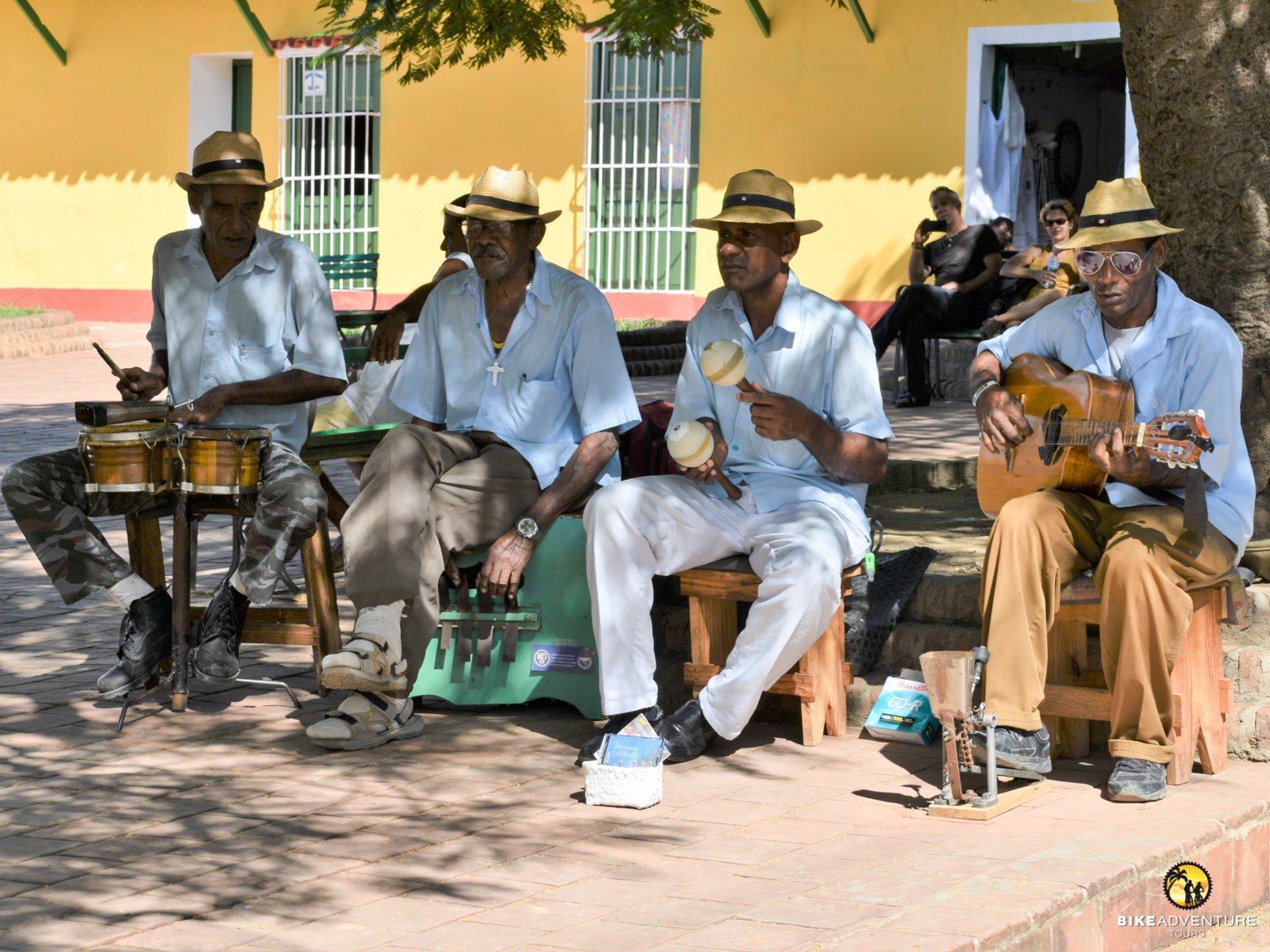 Kubanische Strassenmusik am Strassenrand