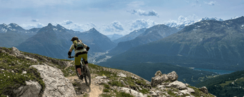 Mountainbiking Engadin